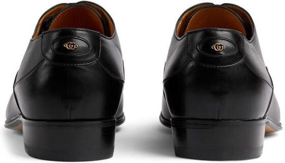 Gucci Oxford veterschoenen met GG-logo Zwart