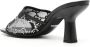 Gucci 80 mm GG Supreme mesh sandalen Zwart - Thumbnail 3