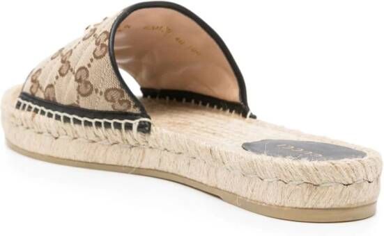 Gucci Espadrilles met GG-logo Beige