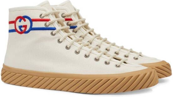 Gucci GG high-top sneakers Beige