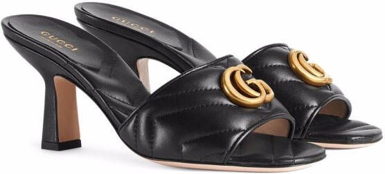 Gucci GG Marmont sandalen Zwart