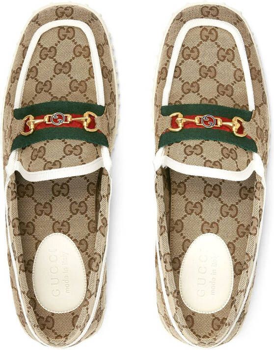 Gucci GG Supreme loafers Beige