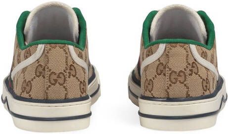 Gucci Tennis 1977 sneakers met GG-logo Beige