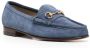 Gucci Goudkleurige loafers Blauw - Thumbnail 2