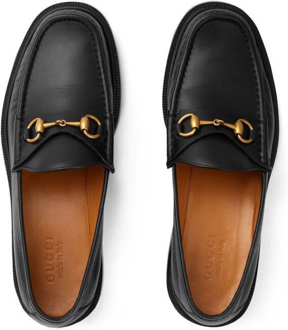 Gucci 1953 Horsebit leren loafers Zwart