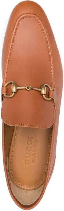 Gucci Horsebit leren loafers Bruin