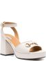 Gucci Horsebit leren sandalen Beige - Thumbnail 2