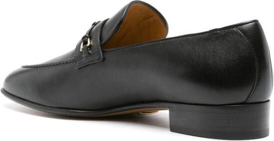 Gucci Horsebit loafers met GG-logo Zwart