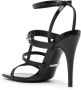 Gucci Horsebit 105mm leren sandalen met bandjes Zwart - Thumbnail 3