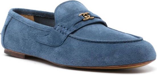 Gucci Loafers met GG-logo Blauw