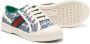 Gucci Kids 1977 sneakers met jacquard print Blauw - Thumbnail 2