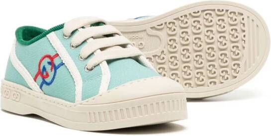 Gucci Kids 1977 Tennis G sneakers Blauw