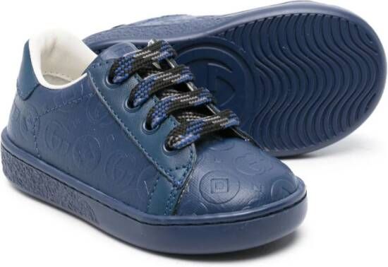 Gucci Kids Ace canvas sneakers Blauw