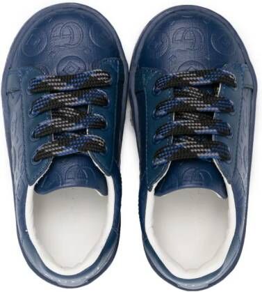 Gucci Kids Ace canvas sneakers Blauw