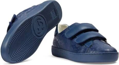Gucci Kids Ace Double G sneakers Blauw