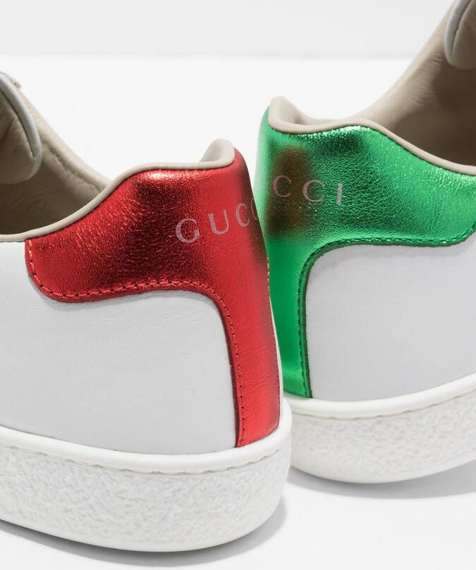 Gucci Kids Ace low-top sneakers Wit