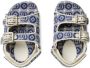 Gucci Kids Sandalen met GG-print Blauw - Thumbnail 4