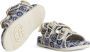 Gucci Kids Sandalen met GG-print Blauw - Thumbnail 5