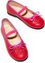 Gucci Kids Ballerina's met geborduurd logo Rood - Thumbnail 2