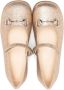 Gucci Kids Ballerina's met Horsebit-detail Goud - Thumbnail 3