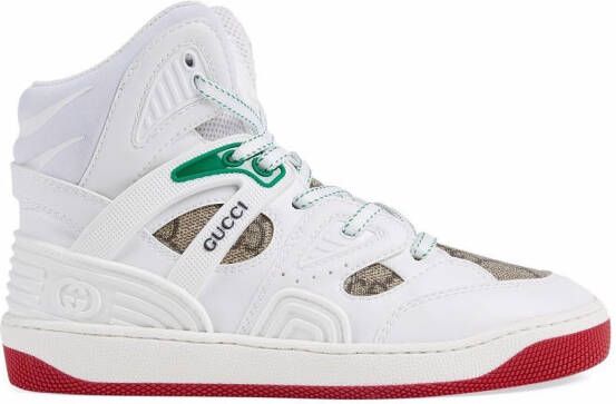 Gucci Kids Basket sneakers Wit