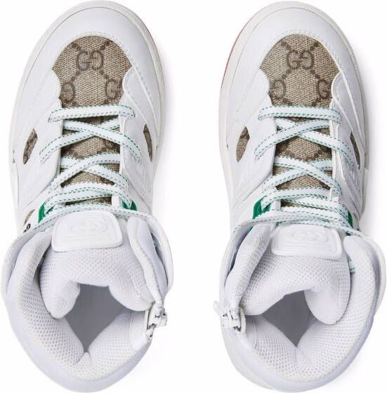 Gucci Kids Basket sneakers Wit