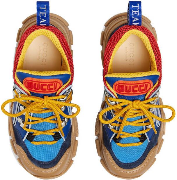 Gucci Kids Flashtrek sneakers Blauw