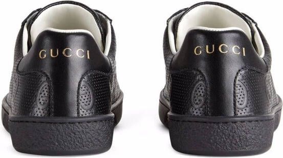 Gucci Kids GG Ace low-top sneakers Zwart