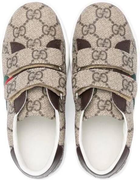 Gucci Kids GG Supreme sneakers Beige