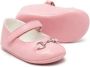 Gucci Kids Horsebit-detail leather ballerina shoes Roze - Thumbnail 2