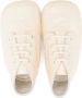 Gucci Kids Leren babyschoentjes met GG-logo Beige - Thumbnail 3