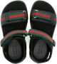 Gucci Kids Leren sandalen Zwart - Thumbnail 3