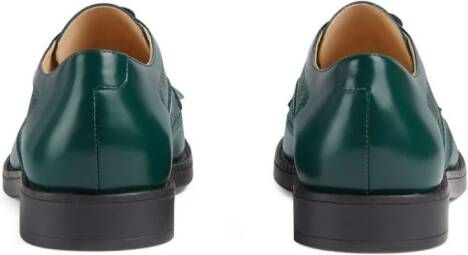 Gucci Kids Leren veterschoenen Groen