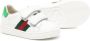 Gucci Kids New Ace leren sneakers Wit - Thumbnail 2