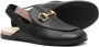 Gucci Kids Princetown leren loafers Zwart - Thumbnail 2