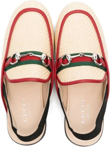 Gucci Kids Princetown slingback slippers Beige
