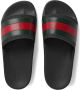 Gucci Kids Rubberen slippers voor kinderen met internet Zwart - Thumbnail 4