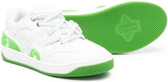 Gucci Kids Sneakers met vlakken Wit