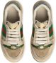 Gucci Kids Supreme Web sneakers met GG logo Beige - Thumbnail 3