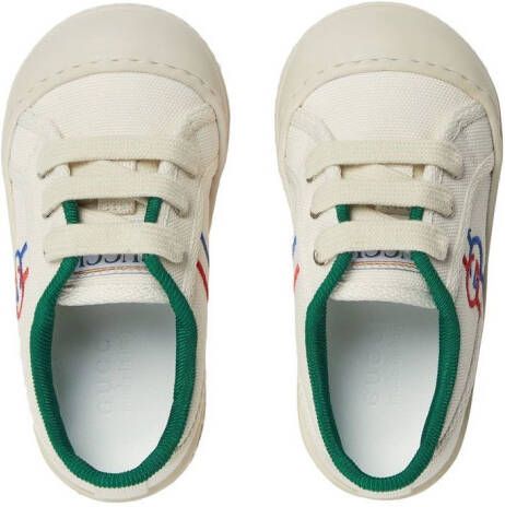 Gucci Kids Tennis 1977 low-top sneakers Wit