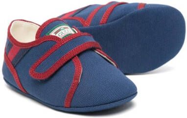 Gucci Kids Tennis 1977 canvas babyschoentjes Blauw