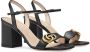 Gucci Marmont sandalette van leer - Thumbnail 2
