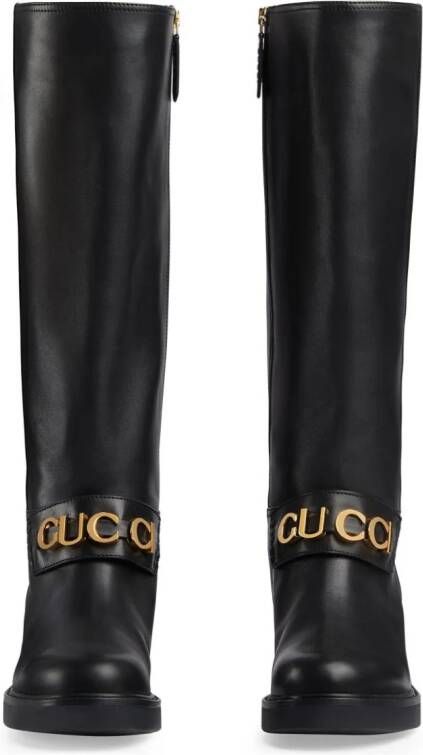 Gucci Leren laarzen Zwart