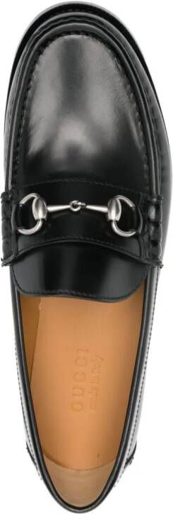 Gucci Horsebit leren loafers Zwart