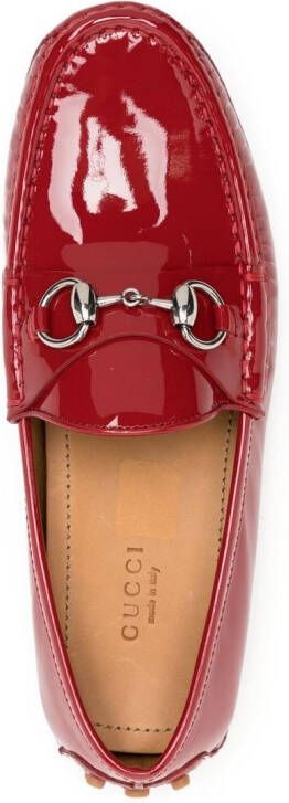 Gucci Leren loafers Rood