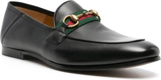 Gucci Loafers met Horsebit-detail Zwart
