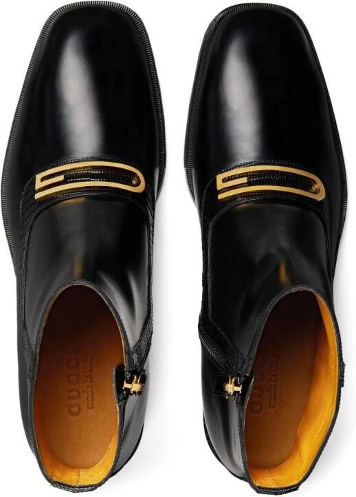 Gucci Leren loafers Zwart