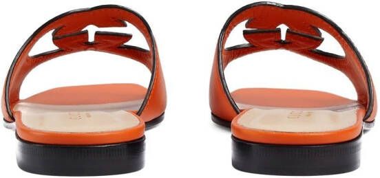Gucci Leren sandalen Oranje