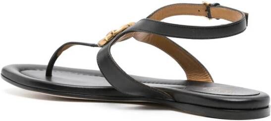 Gucci Leren sandalen Zwart