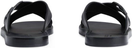 Gucci Leren slippers Zwart